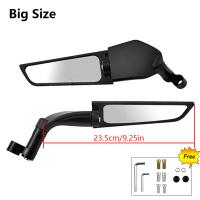 Espejo Retrovisor Lateral Universal Para Motocicleta Honda CB150R CB125R CB250R CB300R CB650R CB1000R CB650F Aluminio CNC Vidrio Transparente - details 6