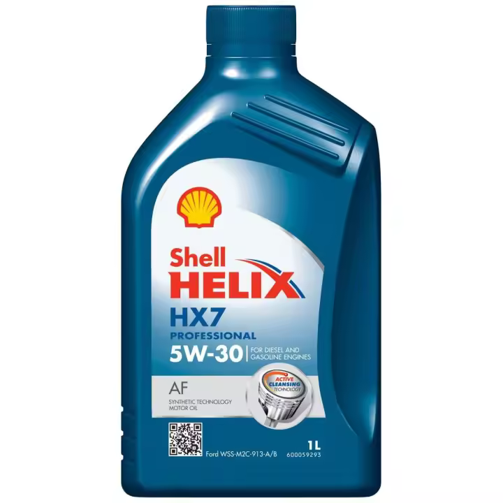 Aceite Shell Helix Hx7 AF 5W30 1 L - Tecnología Sintética - Ahorro de Combustible - Menor Desgaste - Limpieza del Motor - 1