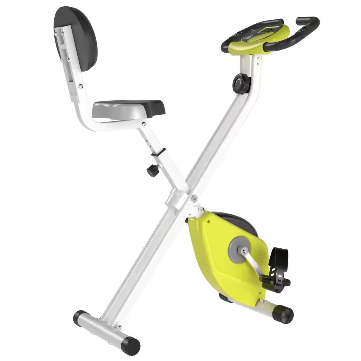 HOMCOM Bicicleta Estática F-Bike Bicicleta Entrenadora con Resistencia Magnética Regulable en 8 Niveles, Altura Regulable Acero 43 x 97 x 109 cm - 1
