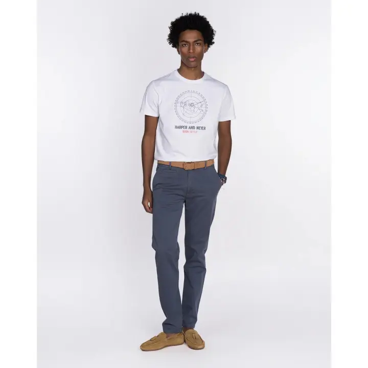 HARPER & NEYER - Pantalón Chino Icon Wash Blue de Harper & Neyer - 1