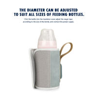 Bolsa Calentadora De Botella Para Bebé USB Powered Portátil Para Viaje Con Termostato Aislada Para Calentar Leche Para Coche - details 18