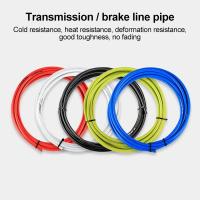Kit De Cable De Freno Y Cambio Para Bicicleta 2m/2.5m 4mm/5mm Set Completo De Reparación Para Bicicletas De Montaña Y Carretera Con Aluminio Y Acero Carbono - details 1