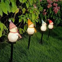 Luces Solares Para Jardín De Navidad En Forma De Payaso Decoración Exterior E Interior Luz LED Autónoma IP55 Para Ambientes Festivos - details 7