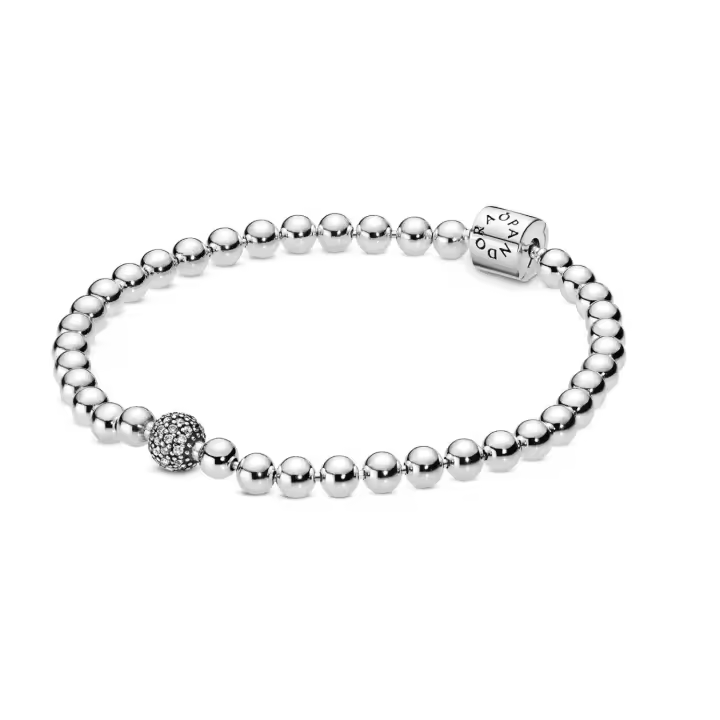 Pulsera Pandora 598342CZ-19 de cuentas y pavé - 1