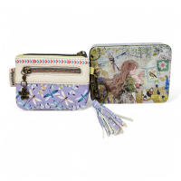 Monedero 3 Cremalleras Sweet & Candy Bags C-068-02 - 12 x 9.5 x 2 cm - 4 modelos diferentes con estampados únicos. - details 4