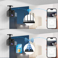 Cámara de Seguridad IP Mini Box Consumo de Energía Bajo Detección PIR Conexión WiFi TF Card 4G SIM - details 2