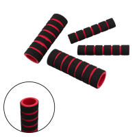 4PCS Fundas De Espuma Suave Para Manillar Y Embreague De Motocicleta En 4 Colores Opcionales Tamaños Grandes Con Tubos Pequeños - details 2