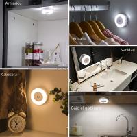 Lámpara Nocturna LED De Ahorro De Energía Con Sensor Táctil Recargable Por USB Luz Magnética Para Pared Para Aisles Y Habitaciones - details 3