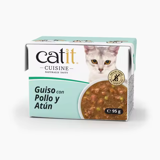 Catit Cuisine - Guiso para Gatos con Pollo y Atun - 12 Ud - 1