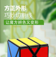 Cubo Mágico Vertical Y Horizontal Lanlan X Cube Juguete Divertido Para Niños Y Adultos Iniciantes Cuatro Ejes De Rotación Oblicua - details 0