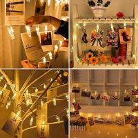 1 Pack Luces De Hilo De Fairy Con Clip Para Fotos Y Tarjetas 10/20/30/40 LED Decoración Para Bodas Y Graduaciones Fiesta De Graduación Decoración De Boda - details 7