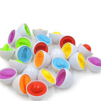 Juguetes Educativos Montessori Para Niños 4pcs Juego De Aprendizaje Temprano De Colores Formas Y Vehículos Verduras Juguetes Inteligentes De a Matched Egg - details 9