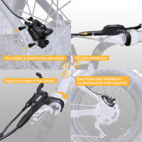 Freno De Disco Hidráulico XOD Para Patinetes Eléctricos Y Bicicletas Eléctricas Compatible Con KuKirin G2 G2MAX G3PRO G4 G5 Material De Aleación De Aluminio - details 4