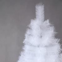 MEJORADA Árbol de Navidad BLANCO 120-210cm, Abeto Artificial Ignífugo con Hojas de Aguja, Decoración Navideña Ideal para Hogar, Oficina y Local con Soporte Metálico - details 3