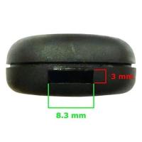 Banner - Carcasa mando llave de coche 2 botones compatible con Citroen negro