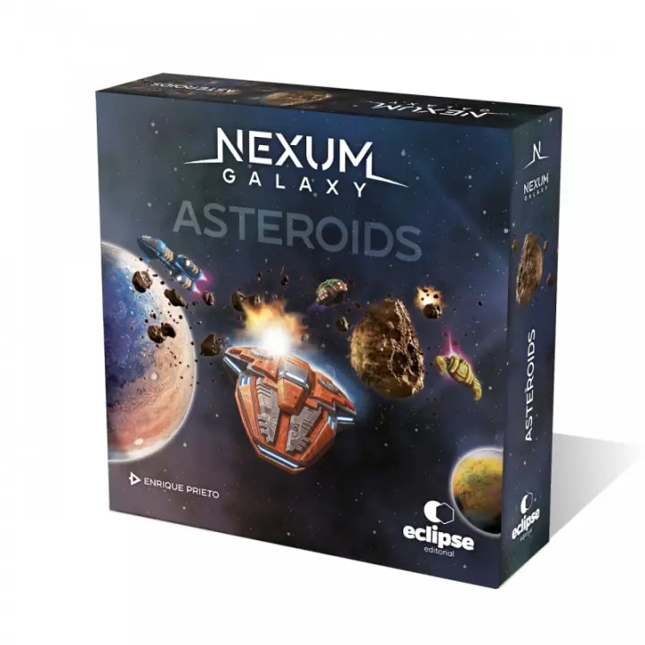 NEXUM: EXPANSIÓN ASTEROIDS, complementa al juego base "Nexum Galaxy" de Draco Ideas con nuevas formas de juego. - 1