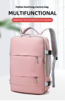 Mochila De Viaje Para Mujer Impermeable Con USB Capacidad Para Laptop Bolsa De Zapatillas Con Correa De Equipaje XA337C - details 0