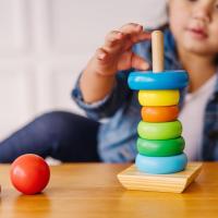 Apilador de Arcoíris Juguetes de Desarrollo Motoras Resolución de Problemas 18 meses Gift para Niño o Niña - details 4