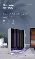 Lampara Eléctrica 2-en-1 Black Knight Asesino De Mosquitos Con Luz Ultravioleta Para El Hogar Atrapa Y Mata Mosquitos Y Avispas Material De Aluminio Potencia 2W - details 13