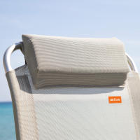 Silla plegable reclinable antivuelco Aktive, con cojín y reposabrazos, peso máx. 110kg, Material Textileno y aluminio, 44x55x101cm - details 4