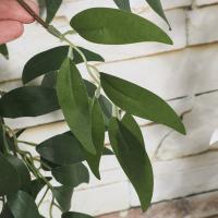 Guirnalda De Hojas De Sauce Artificial 165cm Verde Para Decoración De Jardín Casero Bodas Y Fiestas Plantas Falsas De Rattan - details 2