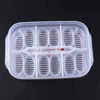 Caja De Incubador Para Huevos De Reptiles 12 Compartimentos Caso De Cría De Lagartos Y Serpientes En Plástico ABS - details 7