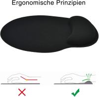 Alfombras de ratón con reposamuñecas de gel, moda y ergonómica. - details 0