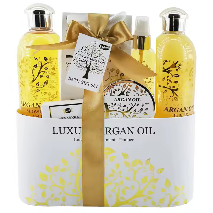 🎁 Set de Cuidado Personal con Aceite de Argán – Regalo Perfecto para Piel Radiante ✨ - 1