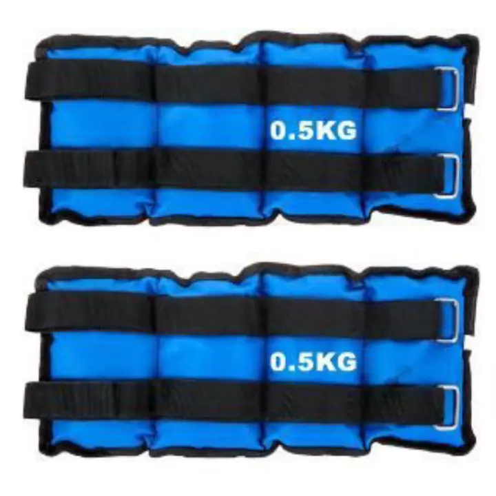 Maxia Market - Pesas Para Tobillos y Muñecas de 1 a 5 Kilos, Lastres Doble Correa Ajustables, para Fitness Ejercicio Gimnasio Entrenamiento, Pesas Tobilleras Multifuncional - 1