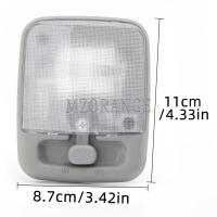 Luz De Lectura Para Interior De Coche Nissan Paladin NV200 Bombilla Incluida Color Gris Alta Calidad Accesorio Para Techo Dome - details 8