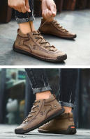 Zapatos Casuales De Cuero Hechos a Mano Para Hombre Con Pelo Para Invierno Mocasines Confort Para Caminar Loafer Planos En Venta Caliente - details 16