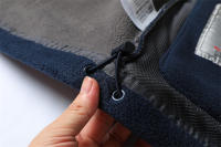 Chaqueta De Piel De Oveja Gruesa Para Hombres Invierno 2024 Casual Cuello En V Cierre De Cremallera Manga Regular Con Capucha Diseño De Moda Adecuada Para Esquí Y Exterior - details 21