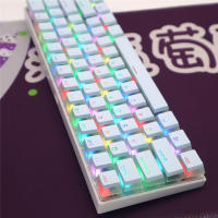 104 Teclas Pudding Tema OEM Perfil ABS PBT Doble Choque Teclas Para Teclado Mecánico De Switch MX RGB Retroiluminado Teclas - details 35