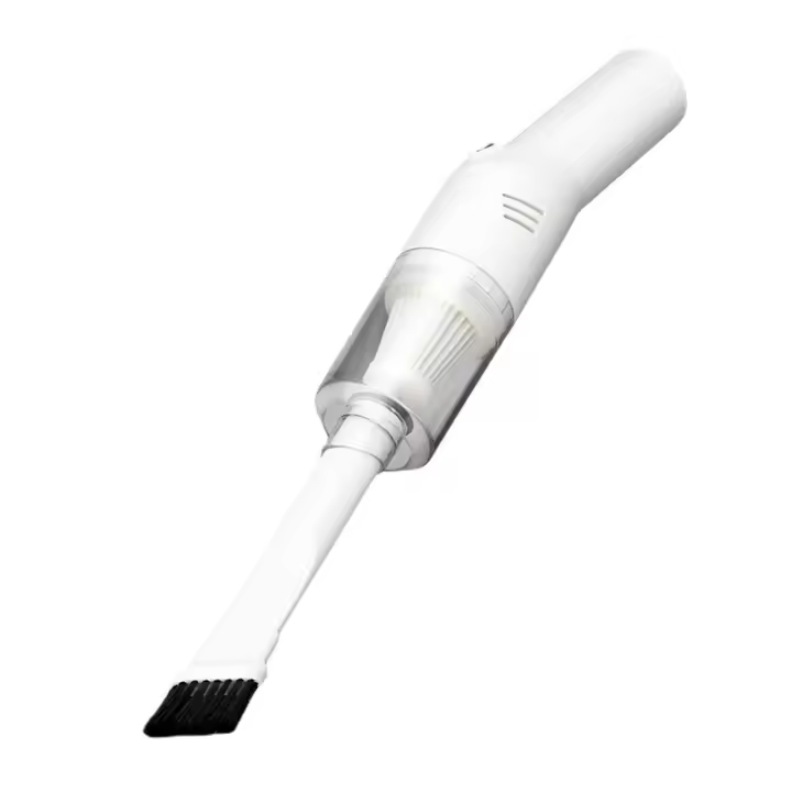 Mini Aspirador de Mano sin Cable,Aspirador Coche Powerful Portatil,Aspiradora de Coche para a Coche/Computadora/Teclado(Blanc) - 1