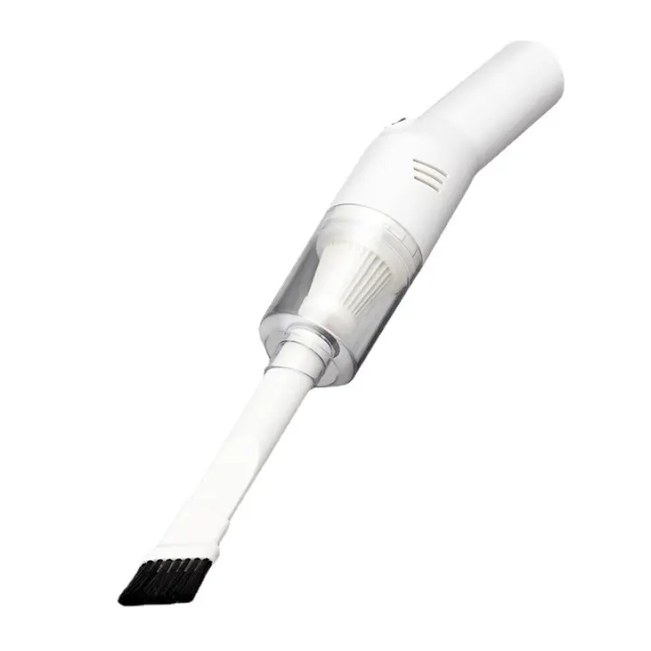 Mini Aspirador de Mano sin Cable,Aspirador Coche Powerful Portatil,Aspiradora de Coche para a Coche/Computadora/Teclado(Blanc) - 1