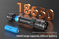 Linterna Táctica LED Potente Recargable USB Torcha Luz De Larga Distancia Impermeable Para Camping Y Emergencias Con Modo Alto Y Bajo - details 4