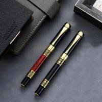 Pluma Fuente Metálica Retro Con Nib De Alta Calidad Diseño Clásico Incluye Convertidor Para Escritura De Negocios Oficina Y Escuela Suministros De Papelería - details 0