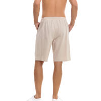 Shorts De Verano Para Hombre Transpirables Y Ligeros De Color Sólido Deporte Fitness Con Cintura Media Y Cierre Elástico - details 7