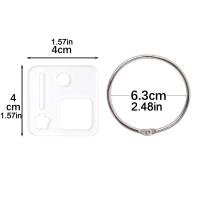 Soporte De Hilo Para Bordado Transparente De Acrylic Organizador De Almacenamiento Para DIY Manualidades Y Costura - details 1