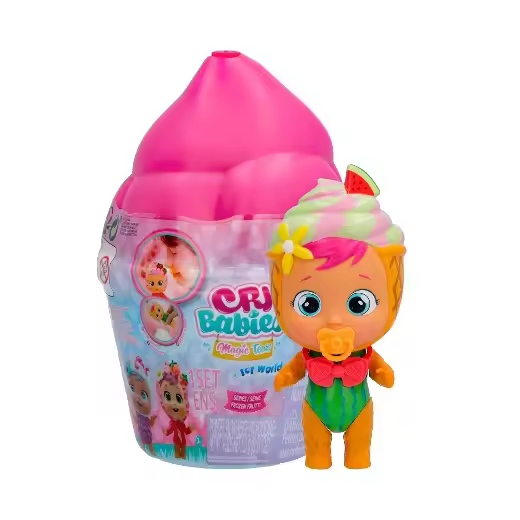 BEBÉS LLORONES LÁGRIMAS MÁGICAS Icy World Frozen Frutti | Muñeca sorpresa Coleccionable que huele a Fruta, Llora y hace Nieve - Juguete niños +3 Años - 1