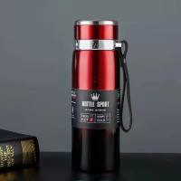 Botella Térmica De Agua 1000ml Termo Acero Inoxidable Doble Capa Para Café Y Té Aislado Leve Y Resistente Al Desbordamiento Para El Escritorio - details 2