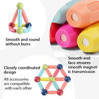 Juguetes Educativos Montessori Para Niños Bloques Constructores Magnéticos Set De Juguetes STEM 3D Puzzle De Construcción Magnética Regalos Para Niños De 6 a 12 Años - details 1