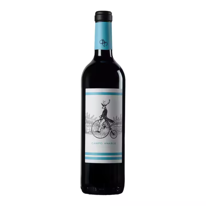 Blanco y Tinto Campo Amable Crianza - Tempranillo - Bodegas Altovela - Vino Tinto D.O.P La Mancha - 1