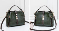 Nueva Llegada Bolso De Hombro De Cuero PU Para Mujer Color Sólido Bandolera Pequeña Monedero Con Cierre De Cremallera - details 20