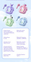 Sanrio Kuromi My Melody Cinnamoroll Auriculares Inalámbricos EJ-734 Control Táctil Deportivos Estéreo Con Caso De Carga - details 8
