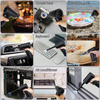 Aspiradora Y Aroso De Aire Portátil 2 En 1 Sin Cable Para Limpieza De Teclado Y Computadora Batería Incluida 7500mAh - details 6