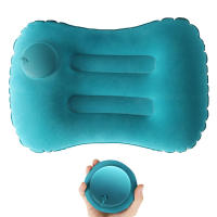 Cojín Inflable Portátil De Ultra Suave Para Soporte De Cuello Y Lumbar Cómodo Para Camping Piscina Y Viaje Color Variado - details 0