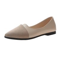 Zapatos De Mujer Moda Colorido Mule Flats Punta Puntiaguda Ballet Planos Slip on Zapatos Mujer Loafers Talla 35-41 Material Superior De Flocking - details 1