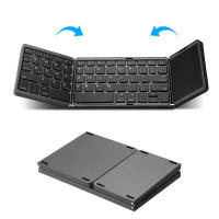 Teclado Bluetooth Inalámbrico Portátil Mini Plegable 64 Teclas Con Touchpad Para IOS Android iPad Tablet PC Teclado De Toque Fácil De Transportar - details 9