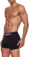 Boxer de licra sin costuras para hombre - pack de 12 unidades - , calzoncillos ropa interior deportiva, ajustada, transpirable y cómoda para uso diario y gimnasio. En colores neutros , tonos azules y grises y negros. Disponibles en varias tallas a elegir - details 3